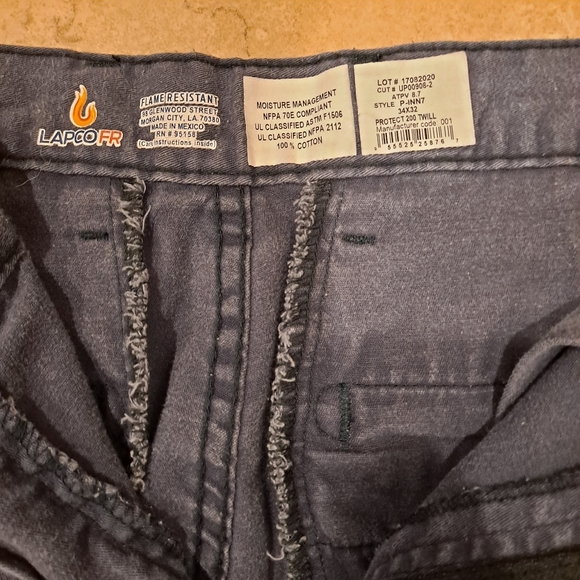 LAPCOFR KHAKIS FLAME RESISTANT PANTS - Picture 2 of 2